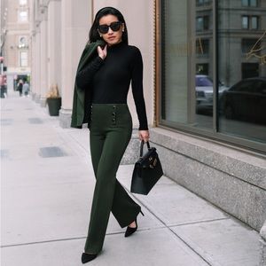 Ann Taylor Sailor Flare Trouser Pants